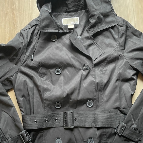 Michael kors hooded trench coat - Picture 2 of 12